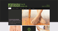 Desktop Screenshot of itascafootandankle.com